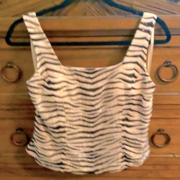 Cache Tops - CACHE PURE SILK TANK WITH ZIPPER (M)